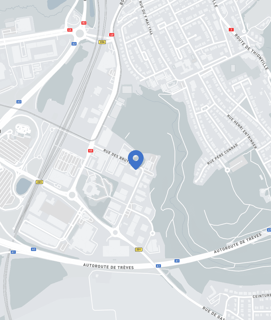 Location map pin for Gen 2's office in Luxembourg