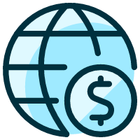 A cloud computing icon